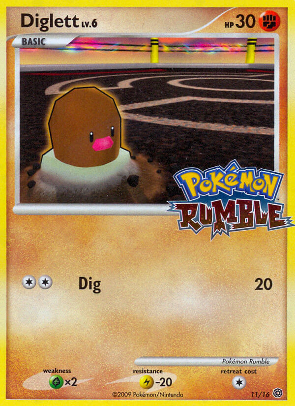 Diglett (11/16) [Pokémon Rumble] | Pegasus Games WI