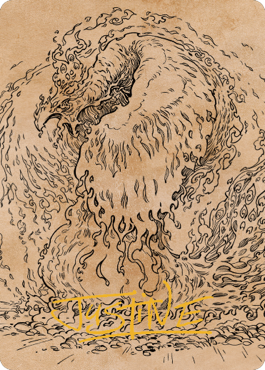 Nemesis Phoenix Art Card (Gold-Stamped Signature) [Commander Legends: Battle for Baldur's Gate Art Series] | Pegasus Games WI