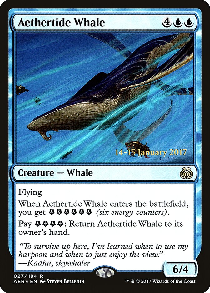 Aethertide Whale [Aether Revolt Prerelease Promos] | Pegasus Games WI