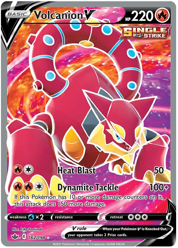 Volcanion V (162/198) [Sword & Shield: Chilling Reign] | Pegasus Games WI