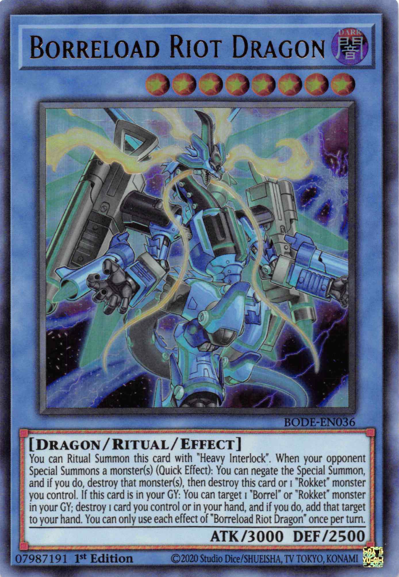 Borreload Riot Dragon [BODE-EN036] Ultra Rare | Pegasus Games WI