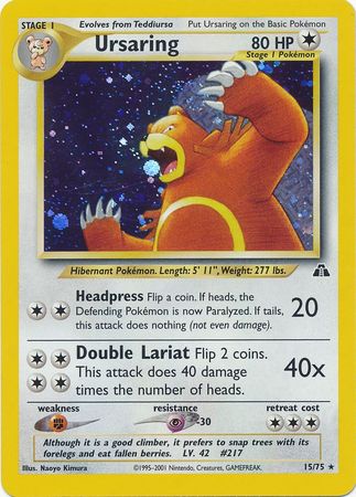 Ursaring (15/75) [Neo Discovery Unlimited] | Pegasus Games WI