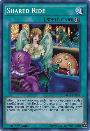 Shared Ride [MP14-EN231] Secret Rare | Pegasus Games WI
