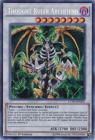 Thought Ruler Archfiend [LC5D-EN233] Secret Rare | Pegasus Games WI