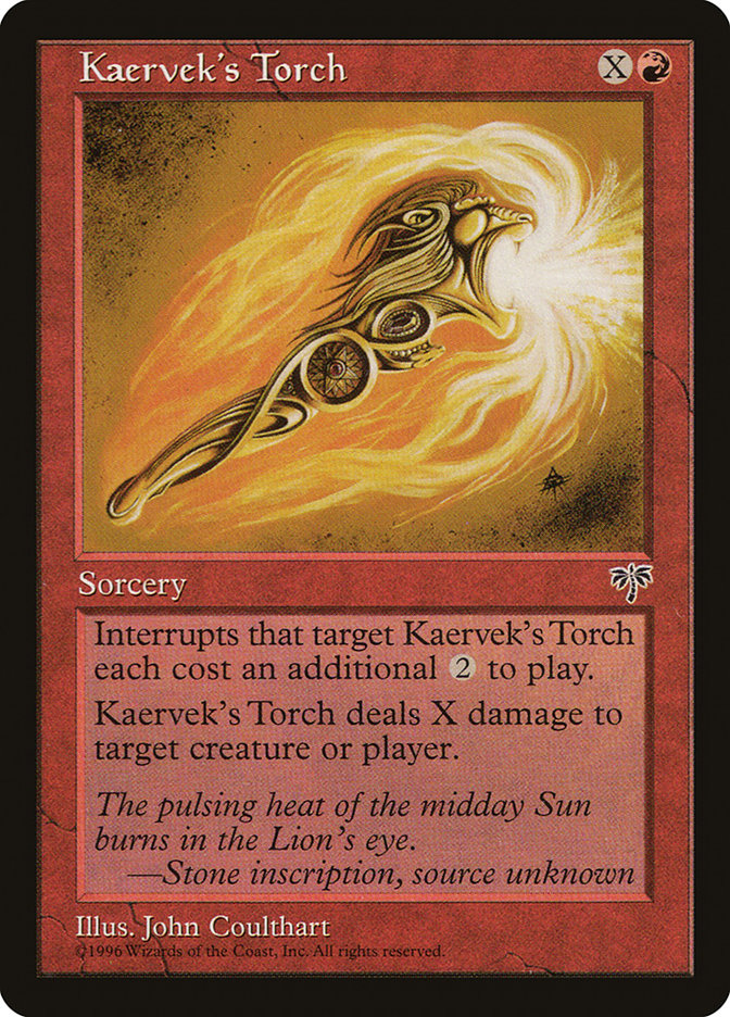 Kaervek's Torch [Mirage] | Pegasus Games WI