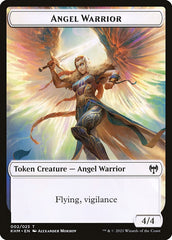 Treasure // Angel Warrior Double-Sided Token [Kaldheim Tokens] | Pegasus Games WI