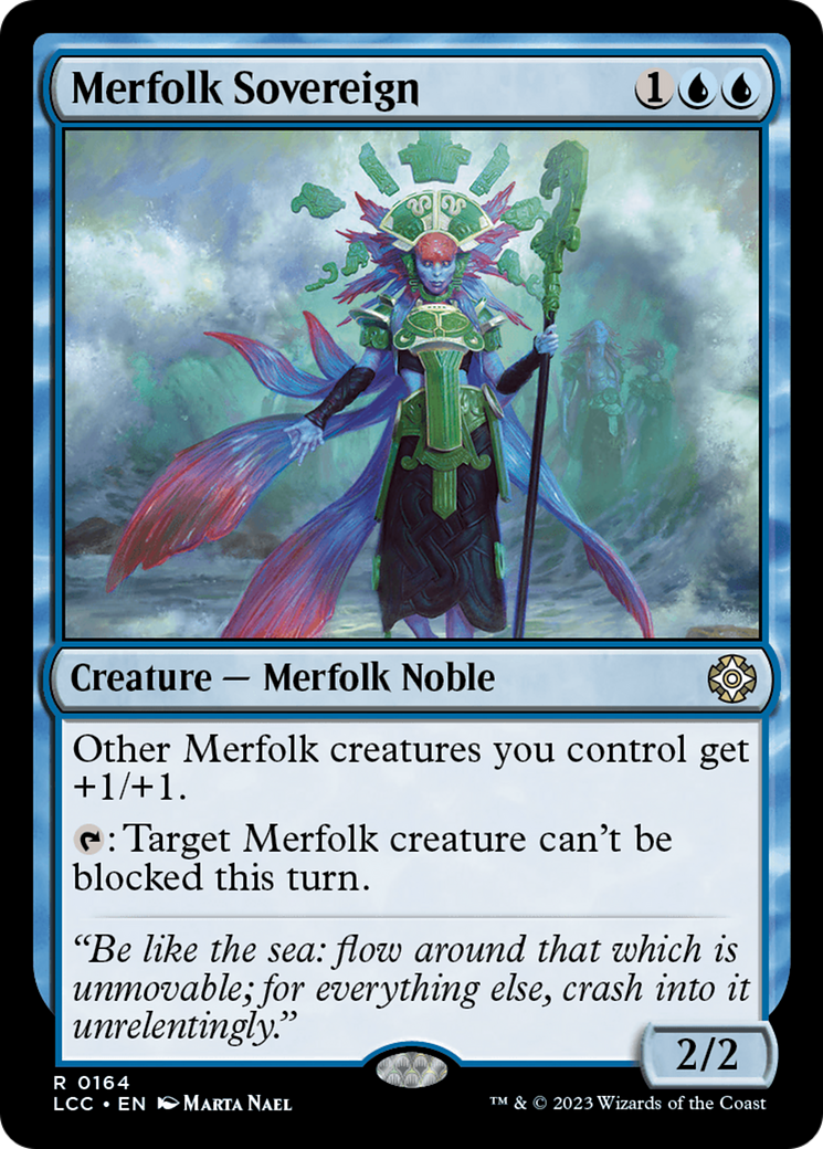 Merfolk Sovereign [The Lost Caverns of Ixalan Commander] | Pegasus Games WI