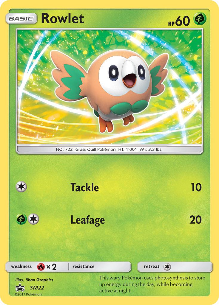 Rowlet (SM22) [Sun & Moon: Black Star Promos] | Pegasus Games WI