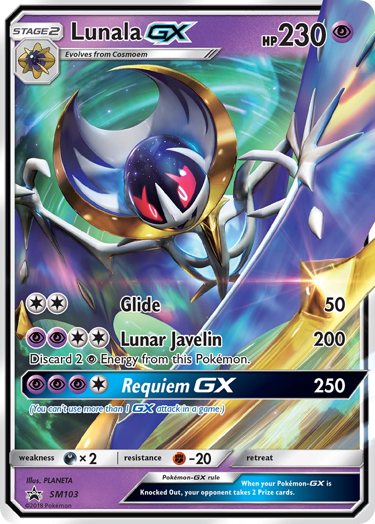 Lunala GX (SM103) [Sun & Moon: Black Star Promos] | Pegasus Games WI