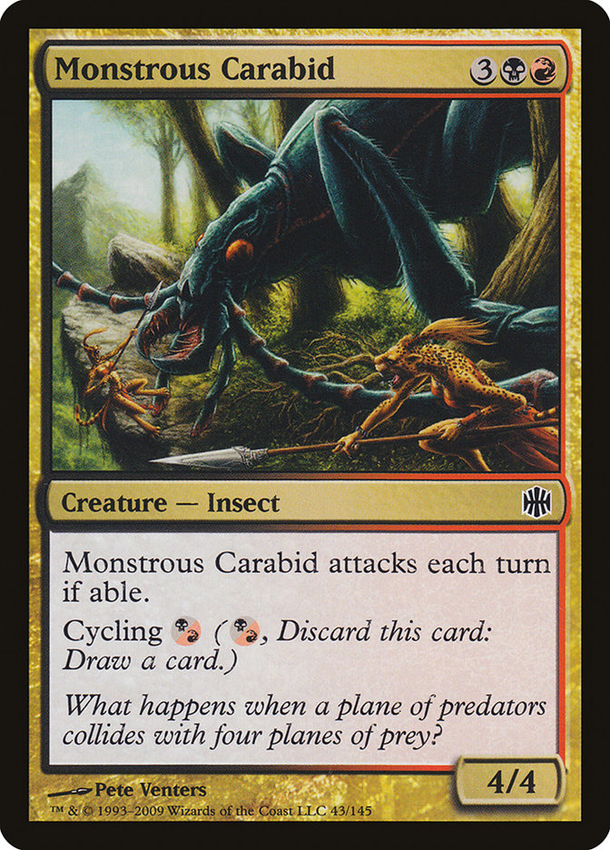 Monstrous Carabid [Alara Reborn] | Pegasus Games WI