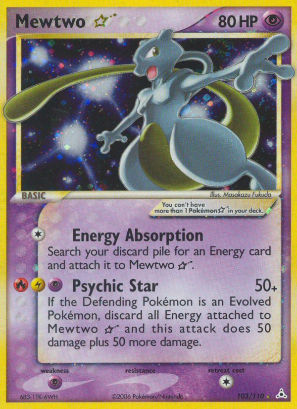 Mewtwo Star (103/110) [EX: Holon Phantoms] | Pegasus Games WI
