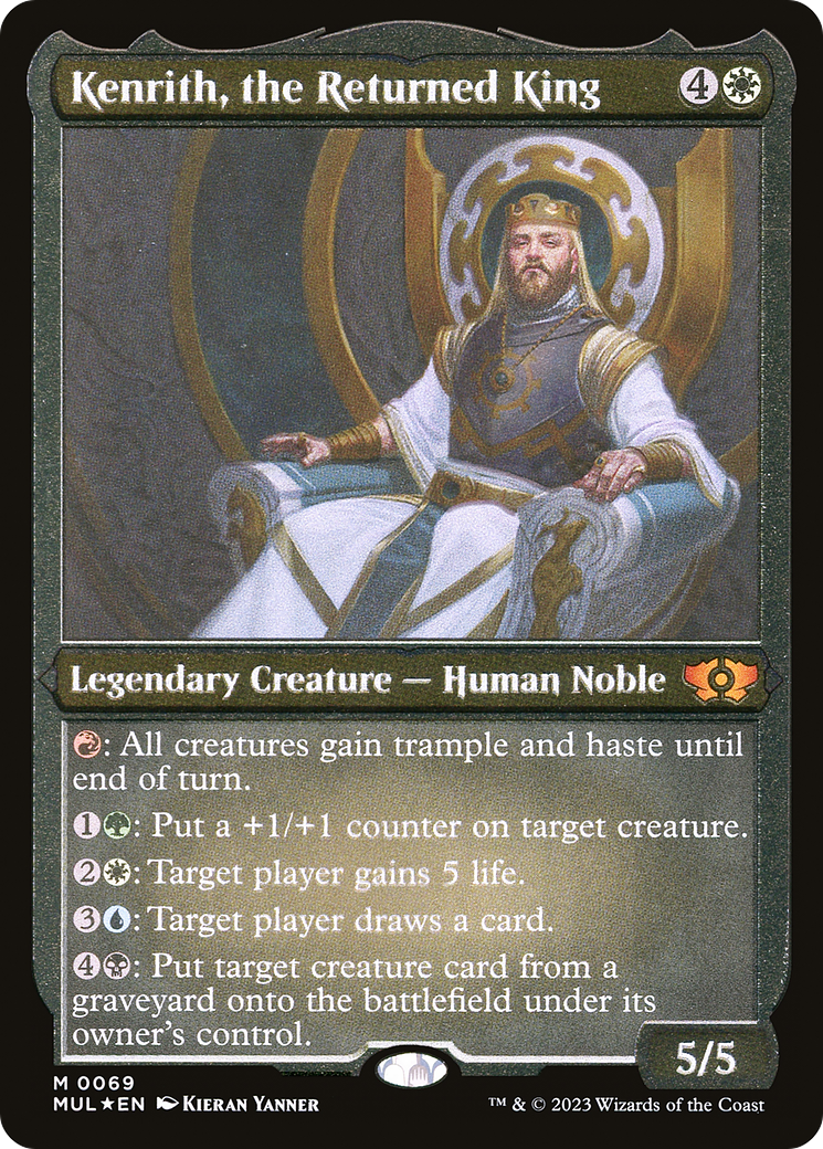 Kenrith, the Returned King (Foil Etched) [Multiverse Legends] | Pegasus Games WI