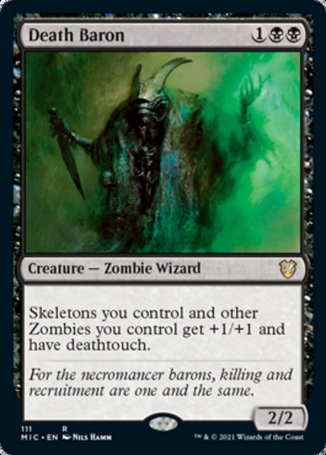 Death Baron [Innistrad: Midnight Hunt Commander] | Pegasus Games WI