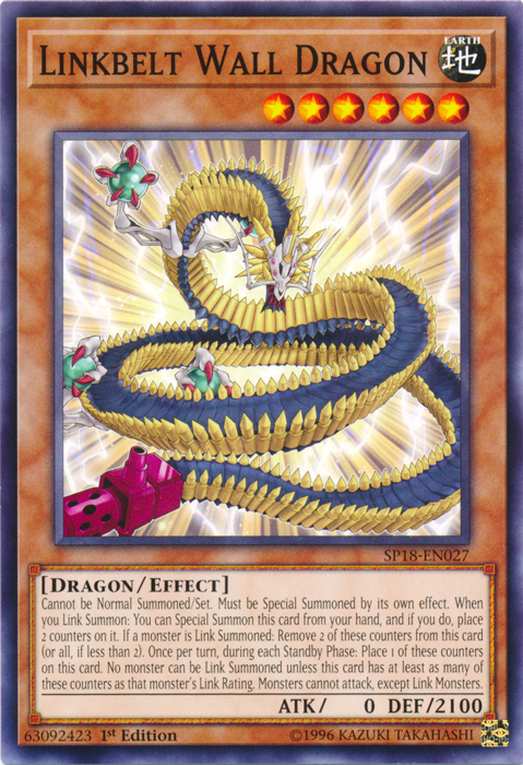 Linkbelt Wall Dragon [SP18-EN027] Common | Pegasus Games WI