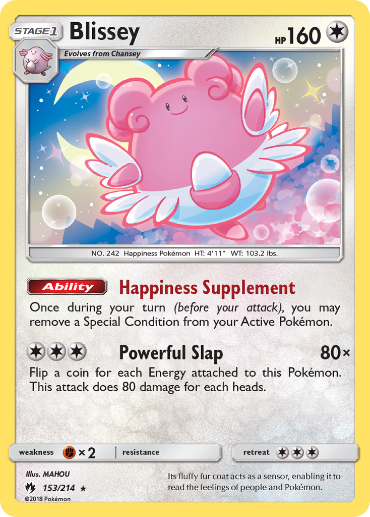 Blissey (153/214) [Sun & Moon: Lost Thunder] | Pegasus Games WI