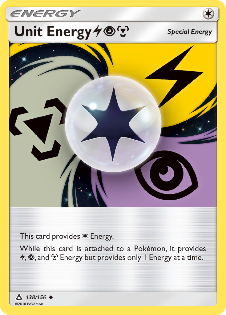 Unit Energy (138/156) (Lightning, Psychic, Metal) [Sun & Moon: Ultra Prism] | Pegasus Games WI