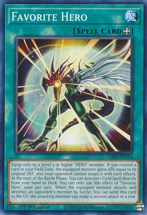 Favorite Hero [LDS3-EN114] Common | Pegasus Games WI