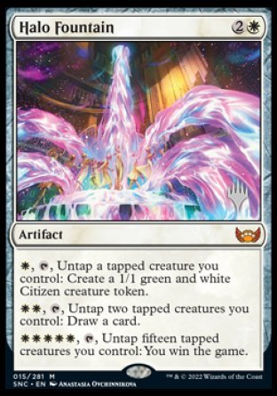 Halo Fountain (Promo Pack) [Streets of New Capenna Promos] | Pegasus Games WI