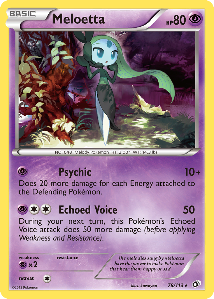 Meloetta (78/113) [Black & White: Legendary Treasures] | Pegasus Games WI