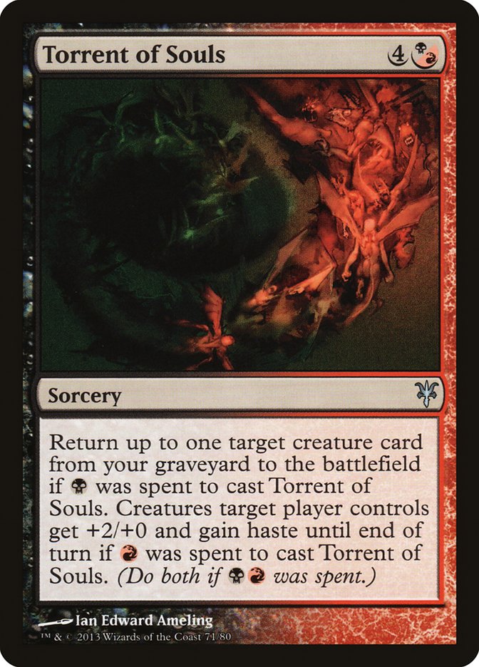 Torrent of Souls [Duel Decks: Sorin vs. Tibalt] | Pegasus Games WI