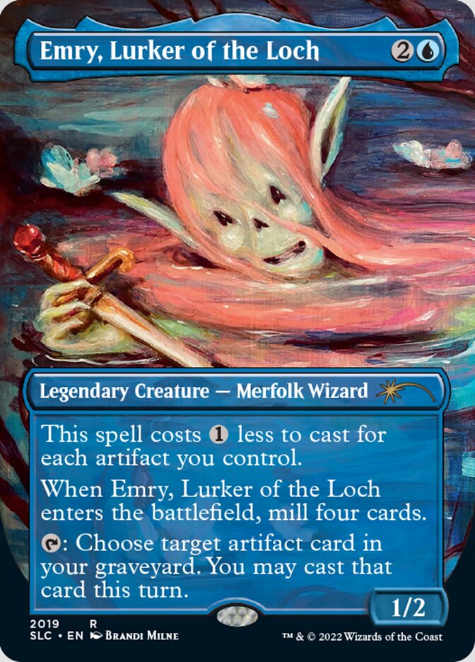 Emry, Lurker of the Loch (Borderless) [Secret Lair 30th Anniversary Countdown Kit] | Pegasus Games WI