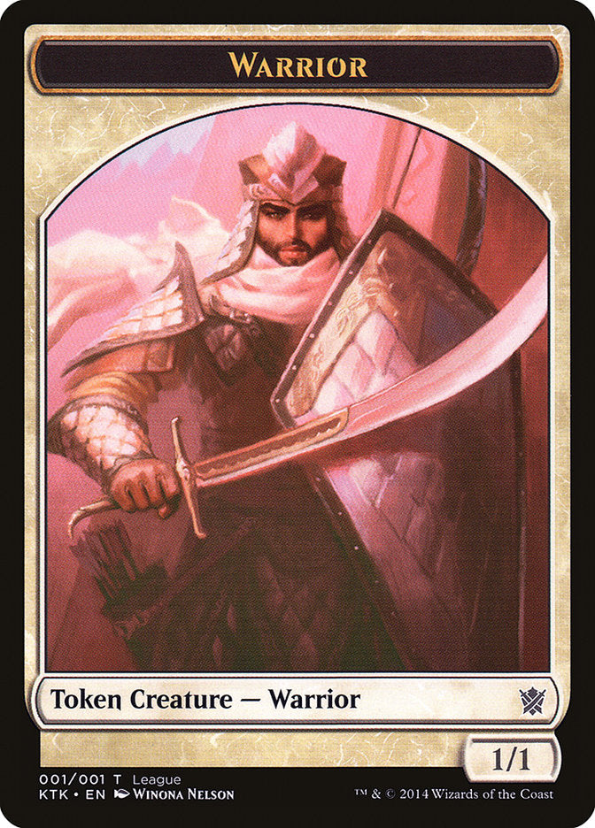 Warrior Token [League Tokens 2014] | Pegasus Games WI