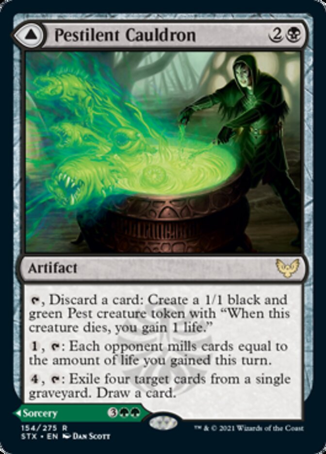 Pestilent Cauldron // Restorative Burst [Strixhaven: School of Mages] | Pegasus Games WI