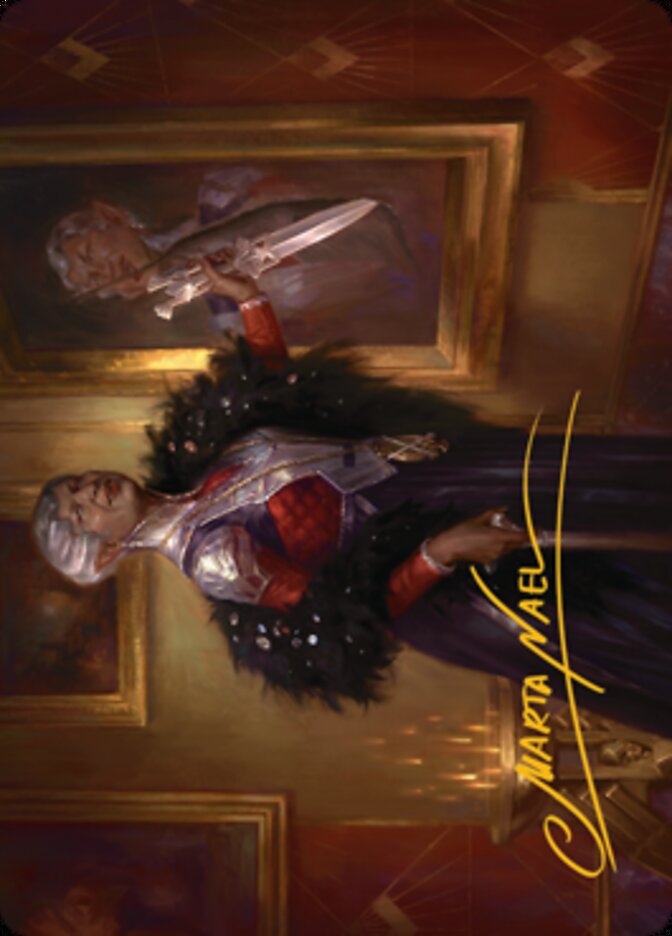 Evelyn, the Covetous Art Card (Gold-Stamped Signature) [Streets of New Capenna Art Series] | Pegasus Games WI