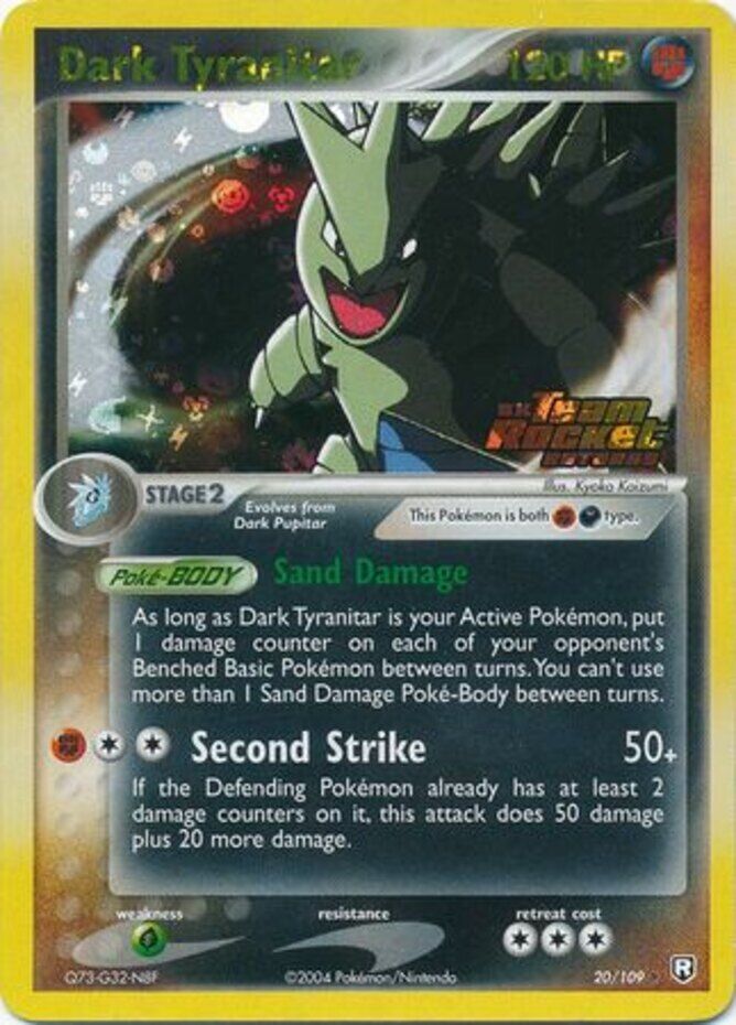 Dark Tyranitar (20/109) (Stamped) [EX: Team Rocket Returns] | Pegasus Games WI