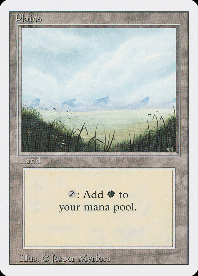 Plains (No Trees / Signature on Right) [Revised Edition] | Pegasus Games WI