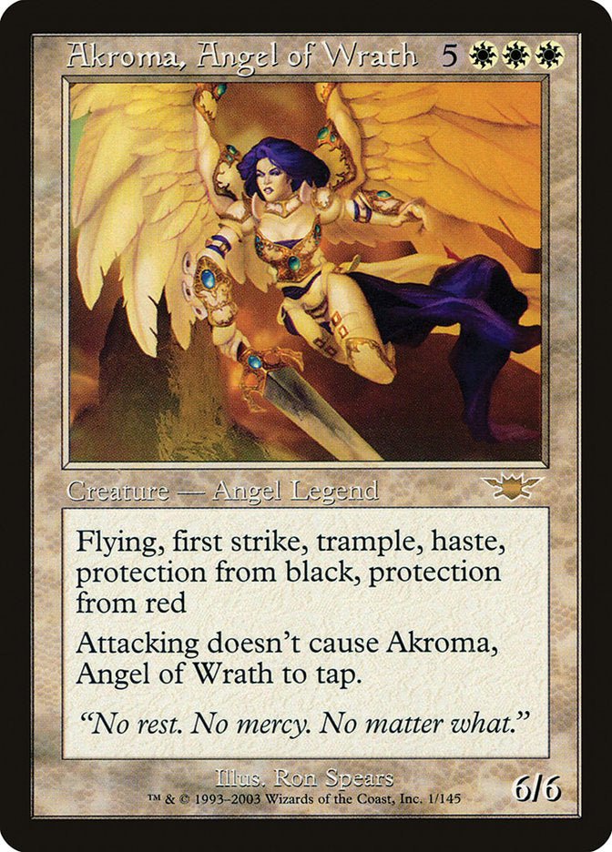 Akroma, Angel of Wrath [Legions] | Pegasus Games WI