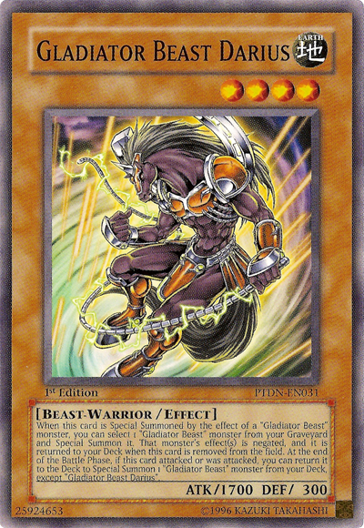 Gladiator Beast Darius [PTDN-EN031] Common | Pegasus Games WI