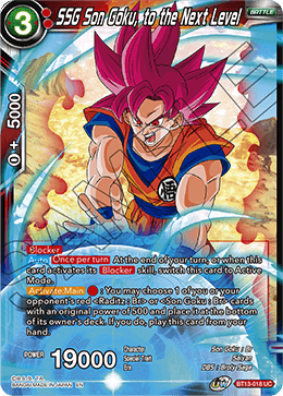 SSG Son Goku, to the Next Level (Uncommon) [BT13-018] | Pegasus Games WI