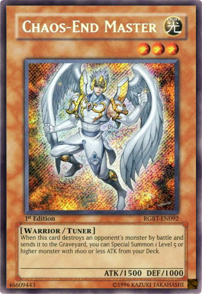 Chaos-End Master [RGBT-EN092] Secret Rare | Pegasus Games WI