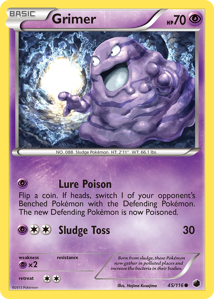 Grimer (45/116) [Black & White: Plasma Freeze] | Pegasus Games WI