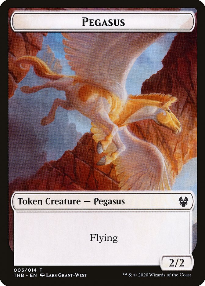 Pegasus Token [Theros Beyond Death Tokens] | Pegasus Games WI