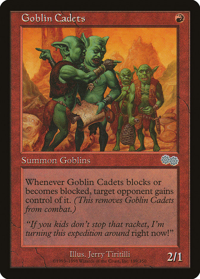 Goblin Cadets [Urza's Saga] | Pegasus Games WI