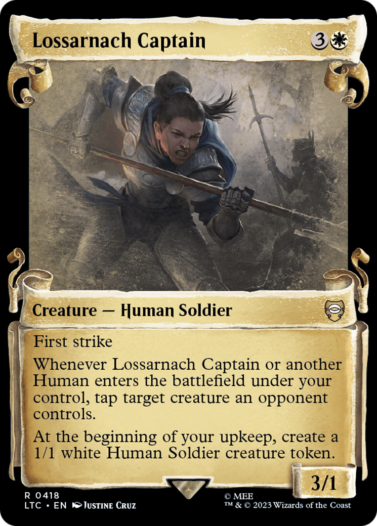 Lossarnach Captain [The Lord of the Rings: Tales of Middle-Earth Commander Showcase Scrolls] | Pegasus Games WI