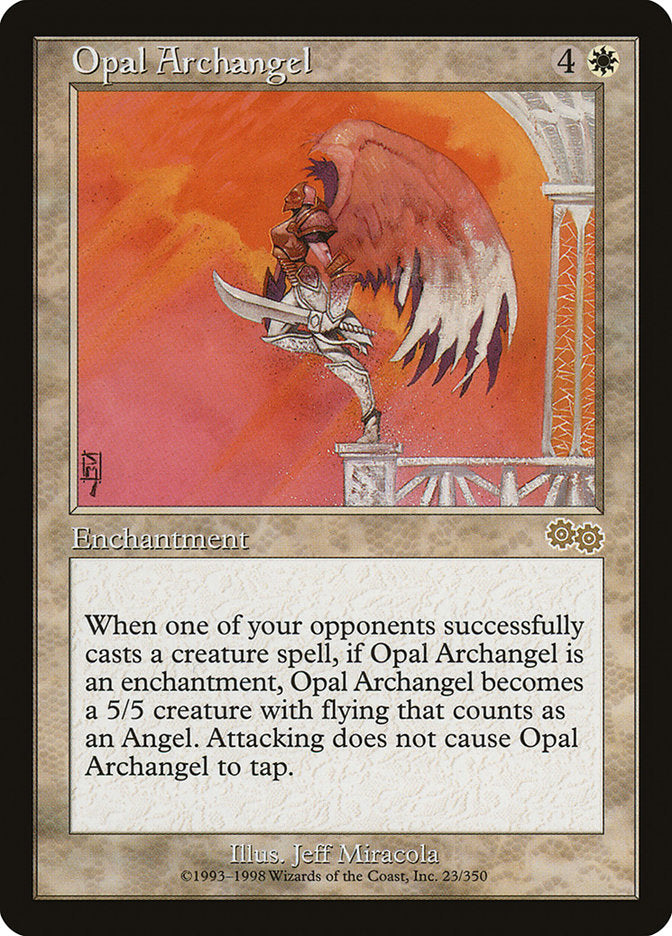 Opal Archangel [Urza's Saga] | Pegasus Games WI