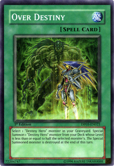 Over Destiny [DP05-EN021] Super Rare | Pegasus Games WI