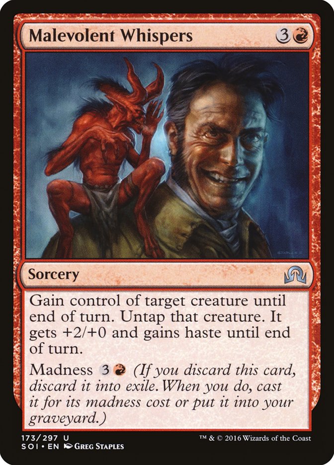 Malevolent Whispers [Shadows over Innistrad] | Pegasus Games WI