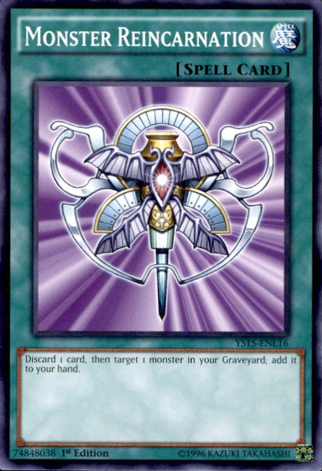 Monster Reincarnation [YS15-ENL16] Common | Pegasus Games WI