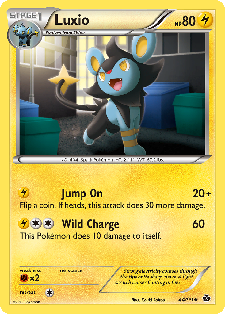 Luxio (44/99) [Black & White: Next Destinies] | Pegasus Games WI