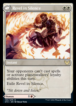 Flamescroll Celebrant // Revel in Silence [Strixhaven: School of Mages] | Pegasus Games WI