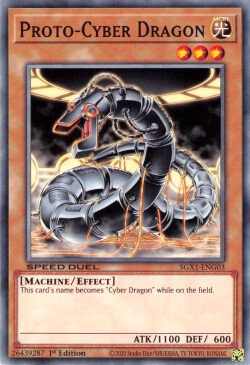 Proto-Cyber Dragon [SGX1-ENG03] Common | Pegasus Games WI