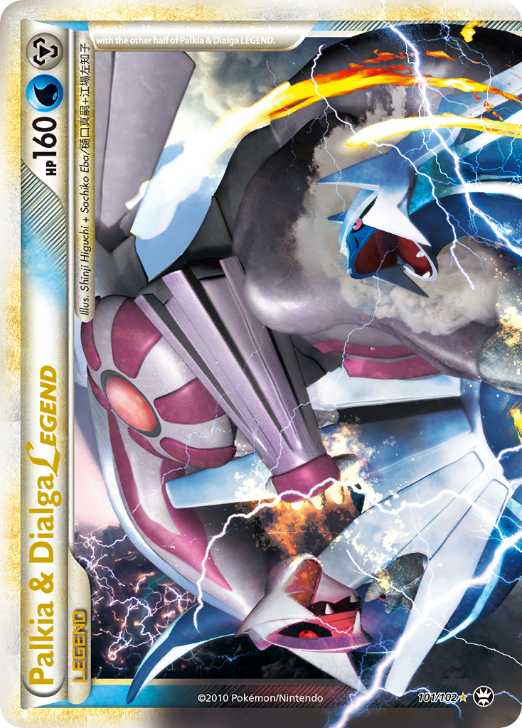 Palkia & Dialga LEGEND (101/102) [HeartGold & SoulSilver: Triumphant] | Pegasus Games WI