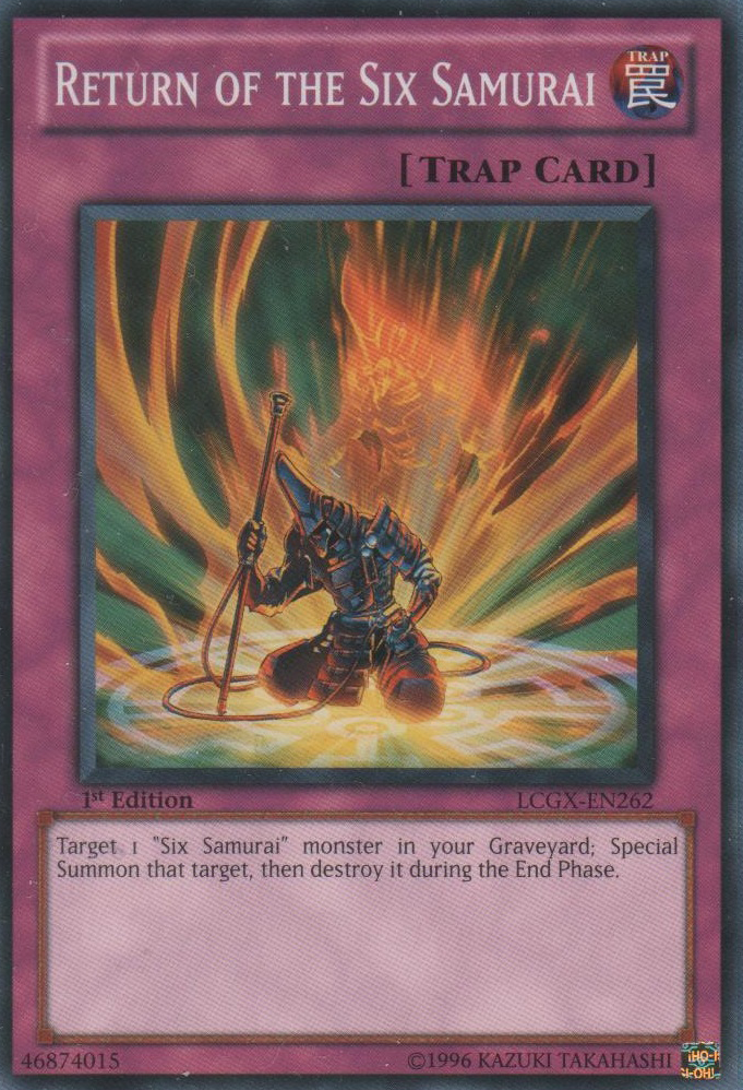 Return of the Six Samurai [LCGX-EN262] Common | Pegasus Games WI