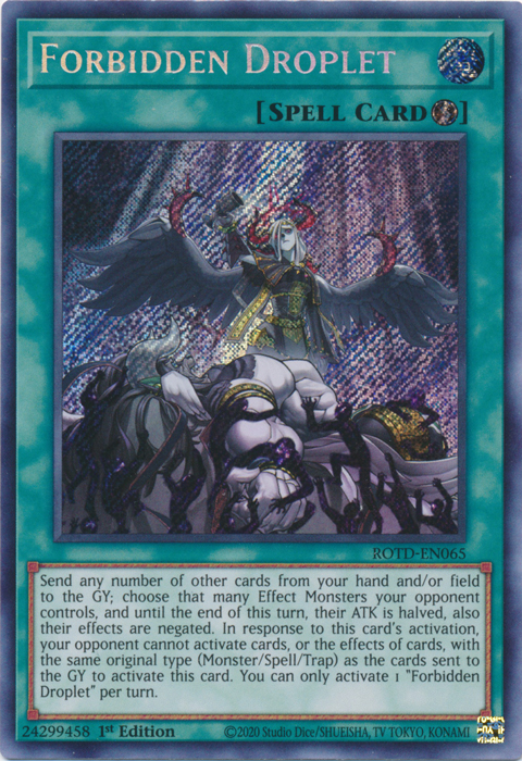 Forbidden Droplet [ROTD-EN065] Secret Rare | Pegasus Games WI