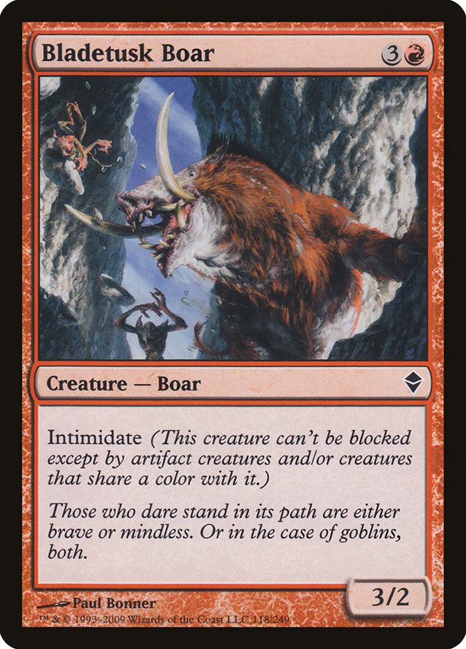 Bladetusk Boar [Zendikar] | Pegasus Games WI