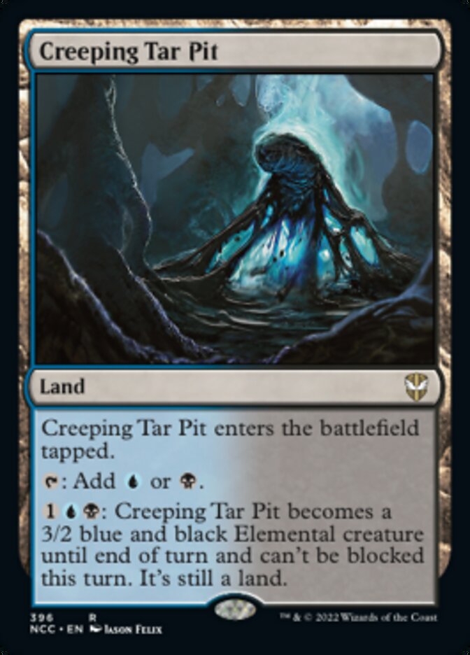 Creeping Tar Pit [Streets of New Capenna Commander] | Pegasus Games WI